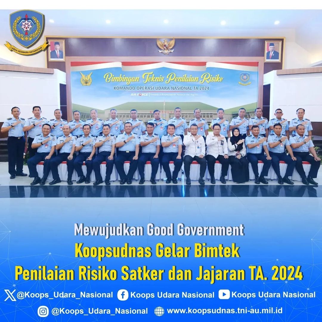KOOPSUDNAS GELAR BIMTEK PENILAIAN RISIKO SATKER DAN JAJARAN TA.2024