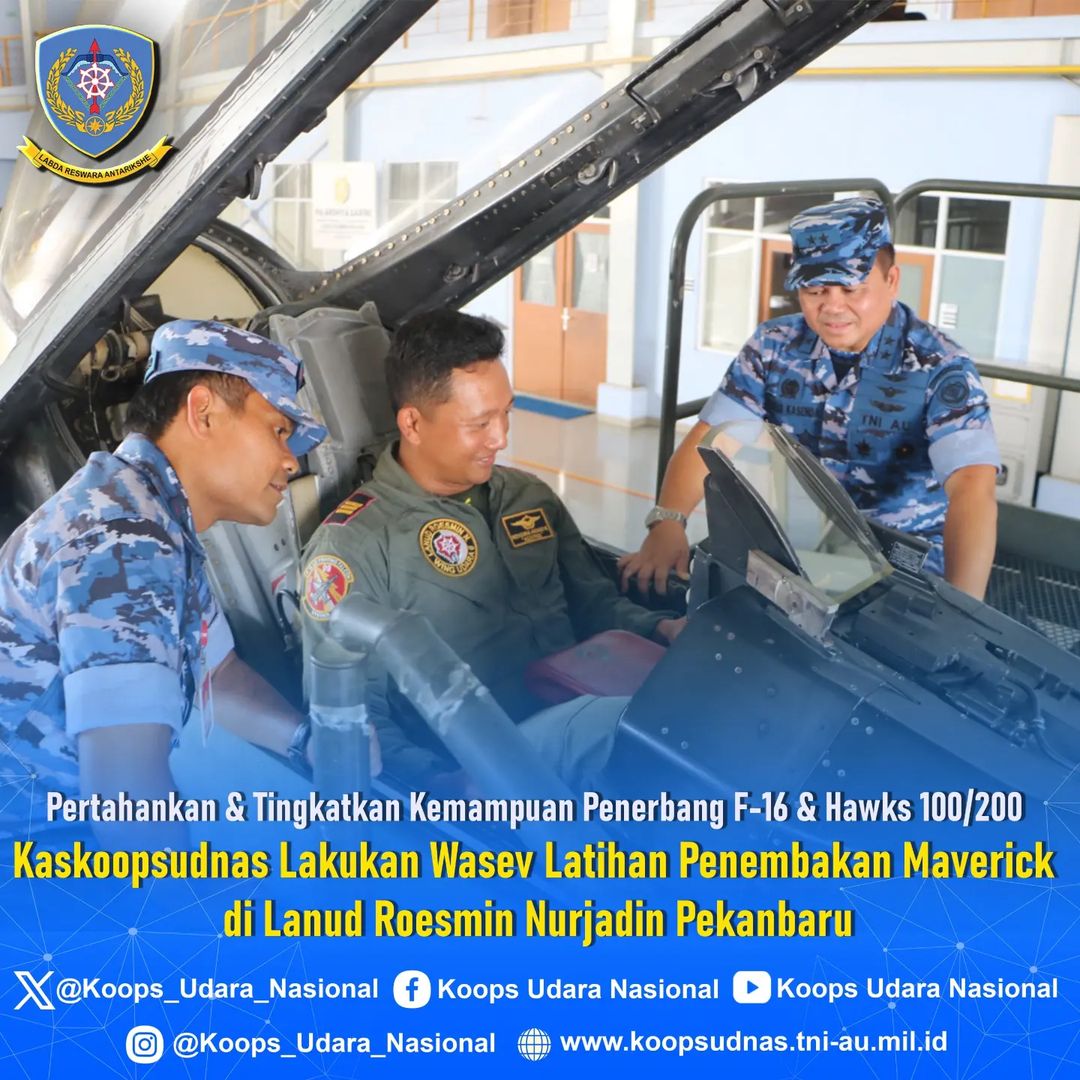 WASEV LATIHAN MAVERICK F-16 & HAWK 100/200