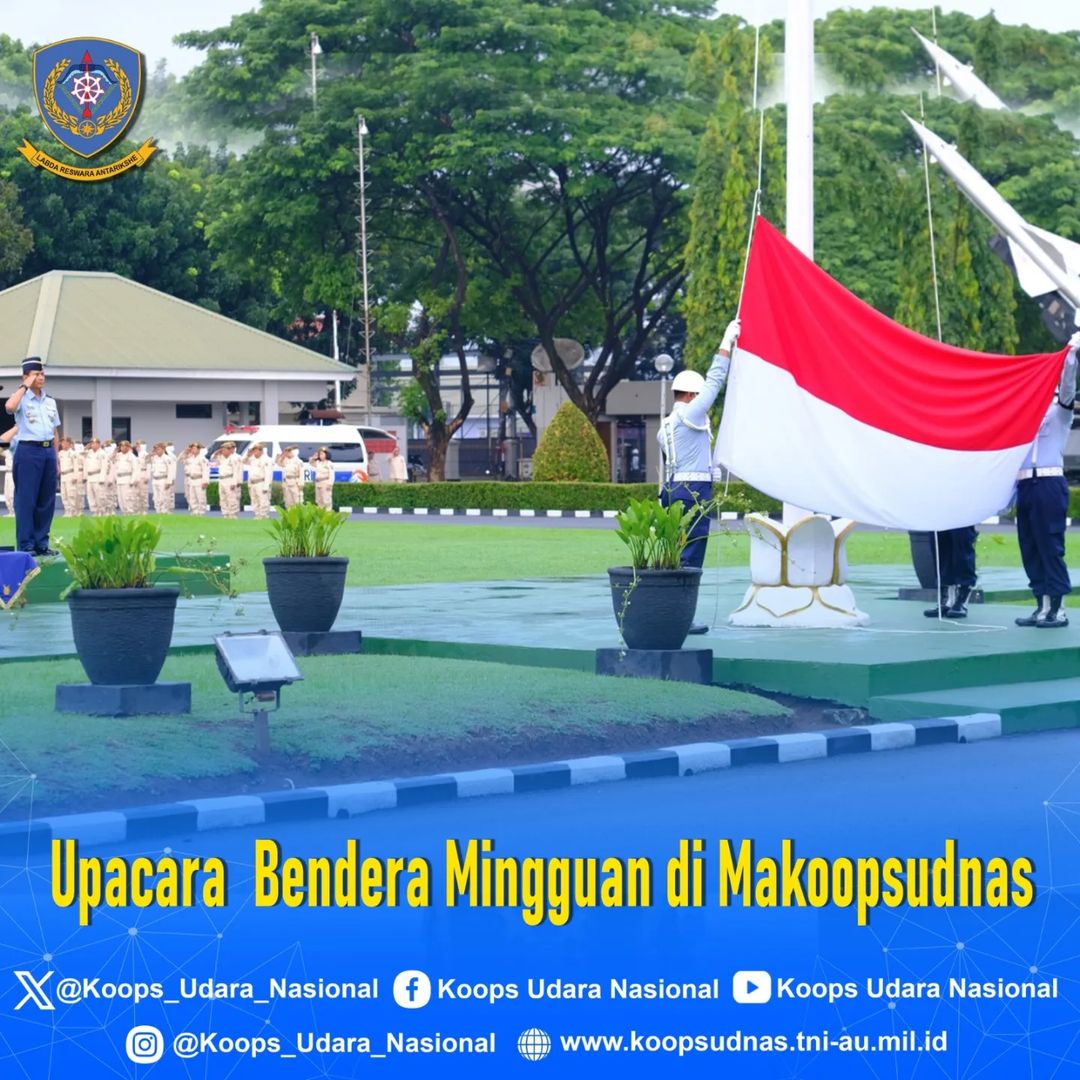 MAKOOPSUDNAS GELAR UPACARA BENDERA MINGGUAN