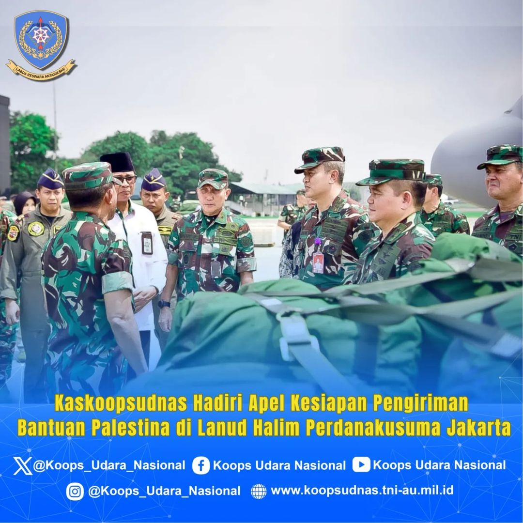 BANTUAN KEMANUSIAAN UNTUK PALESTINA DISIAGAKAN