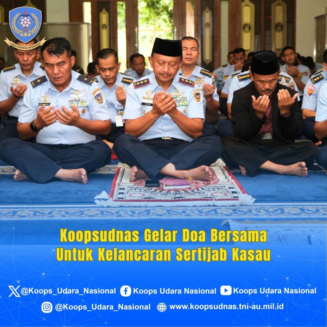 DOA BERSAMA UNTUK KELANCARAN SERTIJAB KASAU