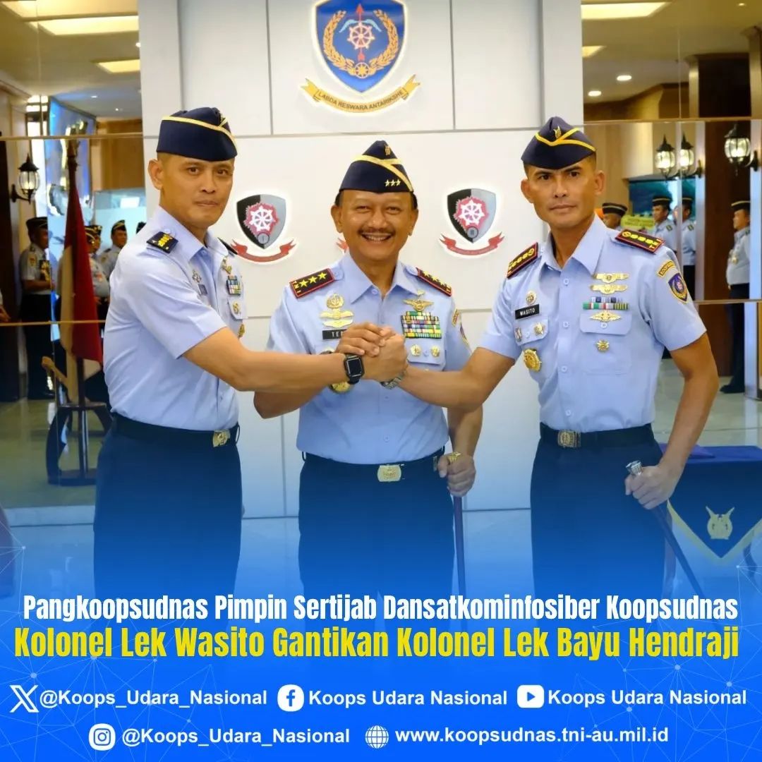 SERTIJAB DANSATKOMINFOSIBER KOOPSUDNAS
