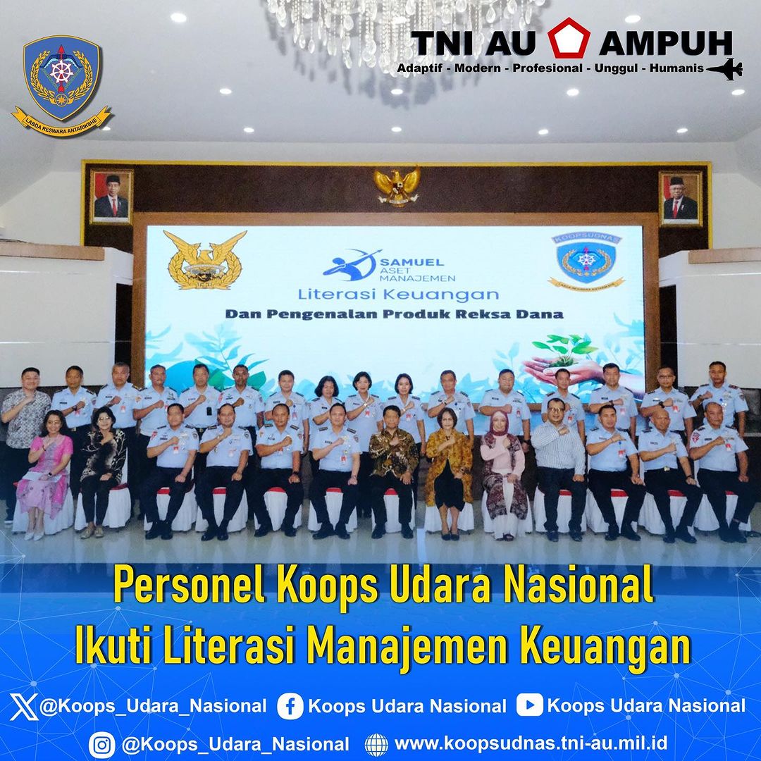 Personel Koops Udara Nasional Ikuti Literasi Manajemen Keuangan