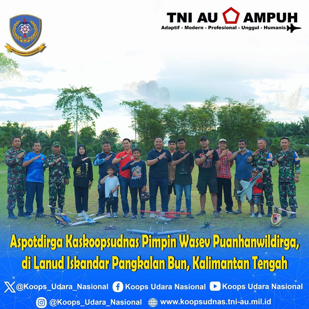 Aspotdirga Kaskoopsudnas Pimpin Wasev Puanhanwildirga, di Lanud Iskandar Pangkalan Bun, Kalimantan Tengah