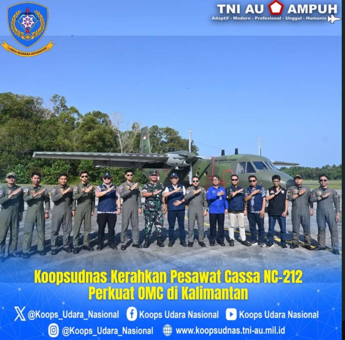 Koopsudnas Kerahkan Dua Hercules Salurkan 27 Ton Bantuan bagi Masyarakat Terdampak Gempa NTT