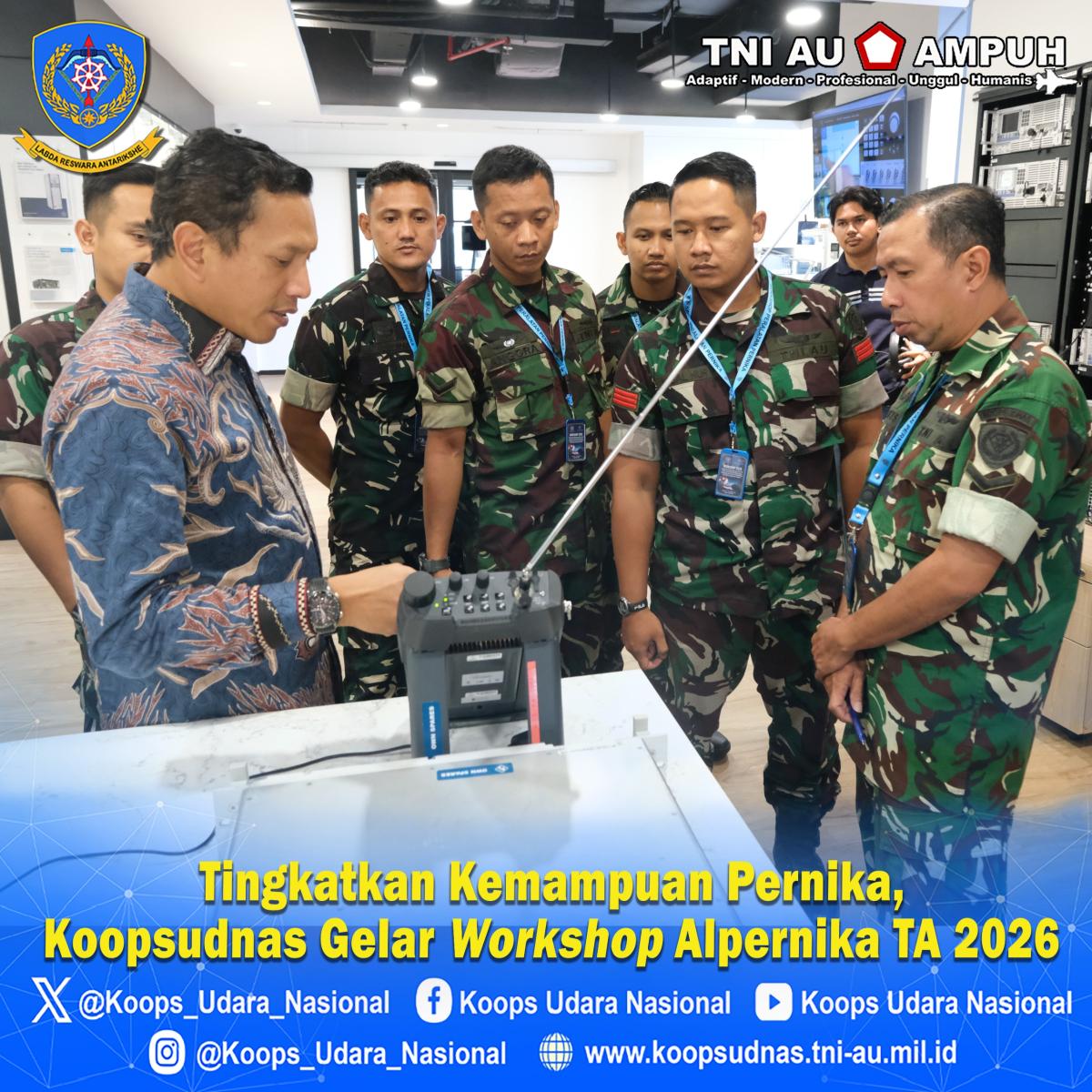 Tingkatkan Kemampuan Pernika, Koopsudnas Gelar Workshop Alpernika TA 2026