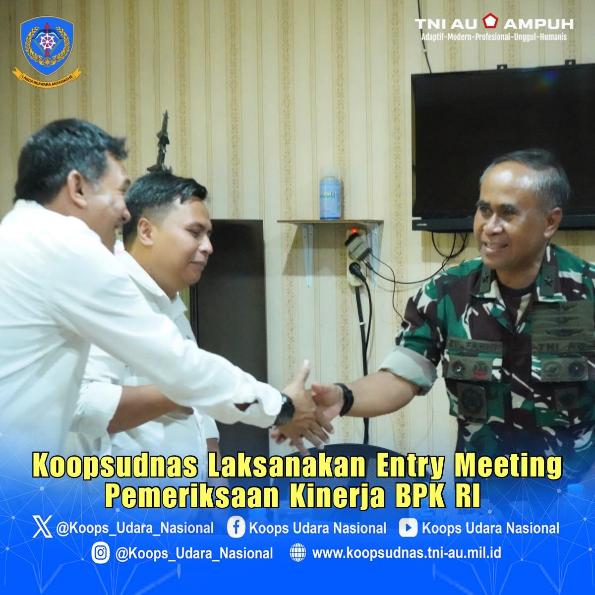 Koopsudnas Laksanakan Entry Meeting Pemeriksaan Kinerja BPK RI